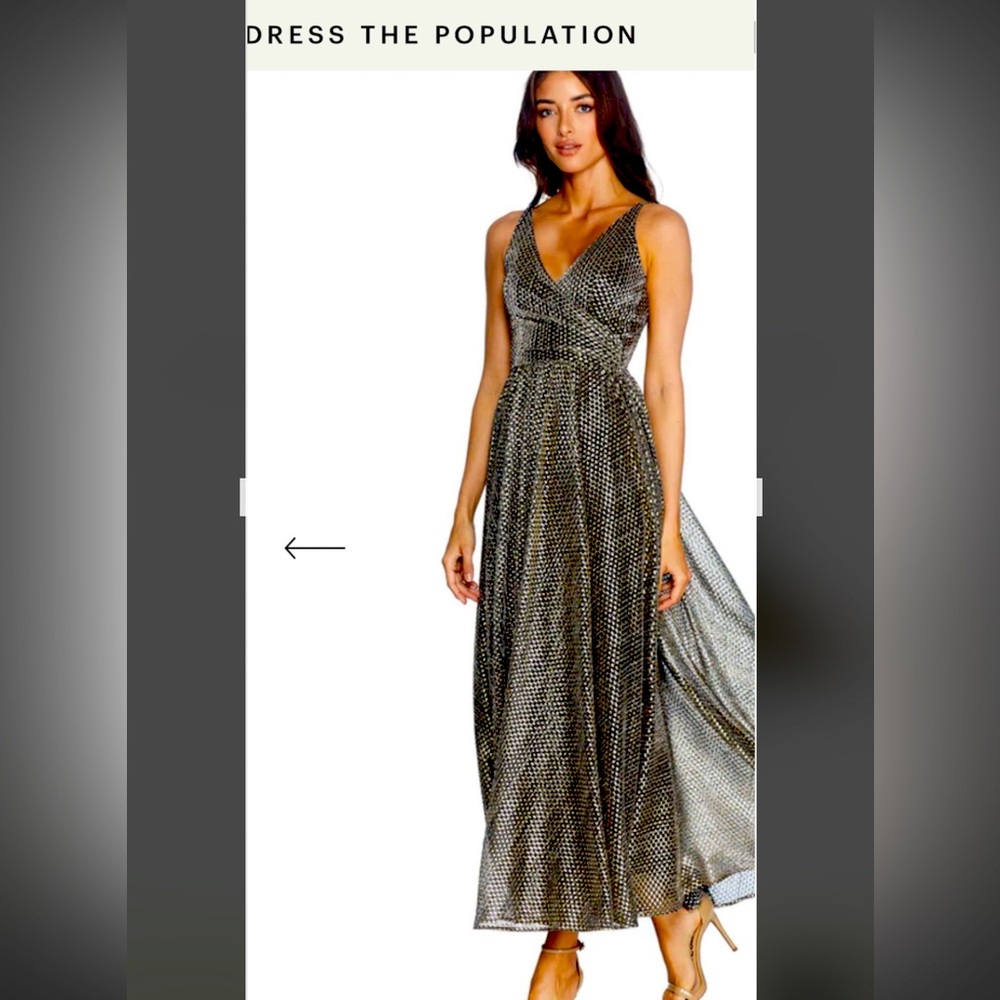 Dress the Population - Valentina maxi dress